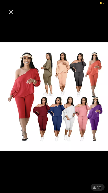 stylish 2 piece one shoulder top and biker shorts