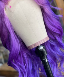 fancyNflawless light bright violet ombre faded wig
