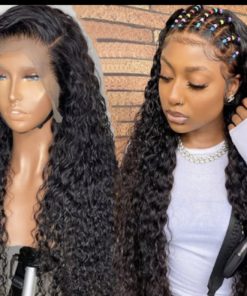 100% brazilian virgin human hair transplant swiss lace HD body wave curly lace front wig