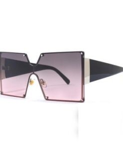 Dollger Square Oversized Sunglasses for Women Men Fashion