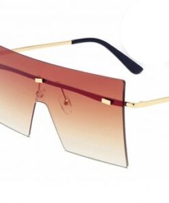 Dollger Square Oversized Sunglasses for Women Men Fashion