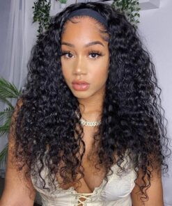 Affordable&Beginner Friendly Romatic Wave Curly Headband Wig
