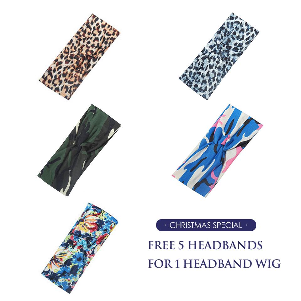 romantic wavy curly tangle- free headband wigs - Image 3