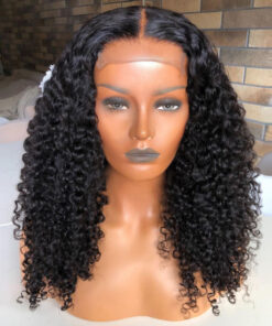 Voluminous Curly Lace Front Human Hair Wig (Finished Wig