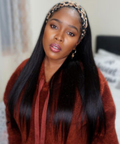 Silky Straight Headband Wig (Five Head Band For Free)