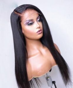 Affordable Luxury 5*5 Transparent Lace Wig Frontal Straight Wig