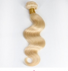 Brazilian Body Wave 613 Blonde Weave Bundles Virgin Human Hair Extensions - Image 2