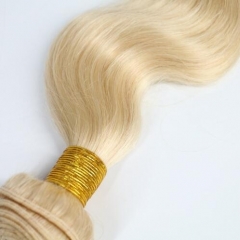 Brazilian Body Wave 613 Blonde Weave Bundles Virgin Human Hair Extensions - Image 3