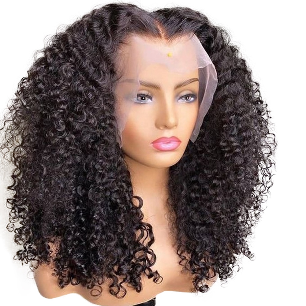 Gorgeous Curly deep bleached knots 13X6 Lace Frontal Wigs brazilian human hair wigs with pre plucked hairline