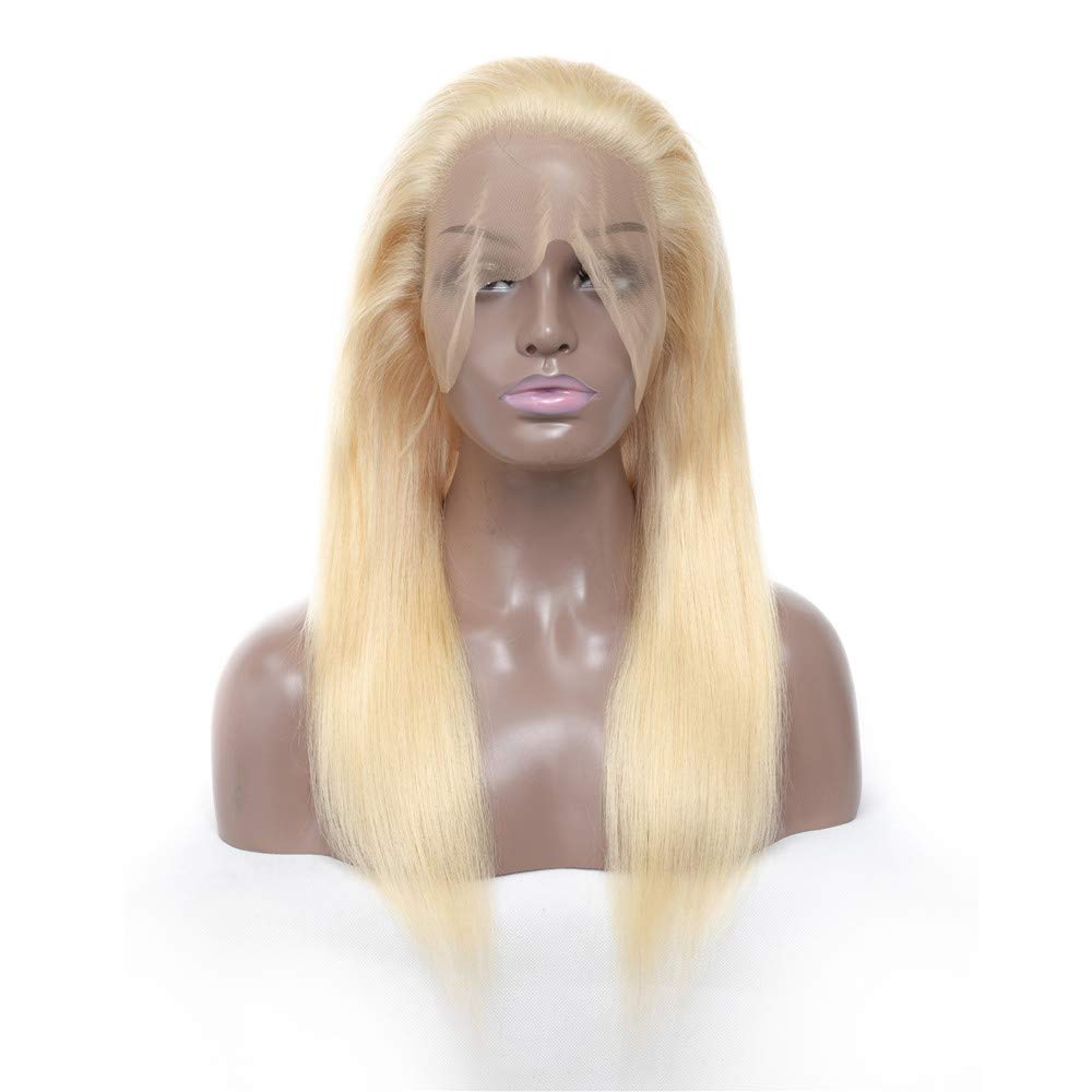 Natural Straight Cuticle Aligned European Virgin Human Hair Wigs Pre Plucked 613 Blonde HD Full Lace Wig (Copy) - Image 3
