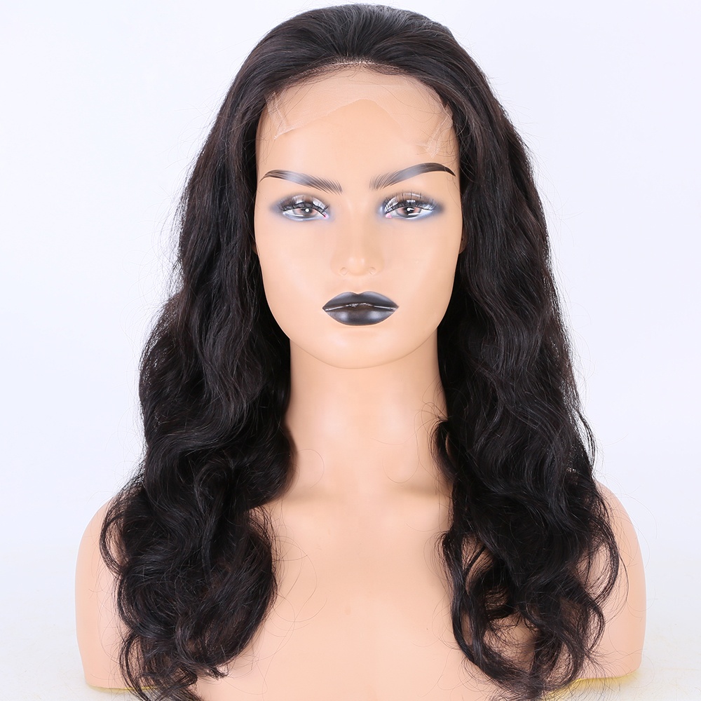 Virgin colors brazilian remy human hair Body wave 5X5 hd lace closure wigs invisible hd lace wigs