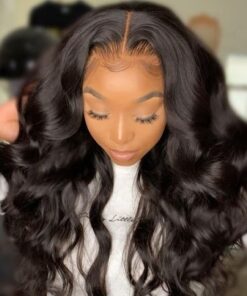 Gorgeous glueless Wavy deep bleached knots 6 inch deeper parting Lace Frontal Wigs brazilian hair wigs