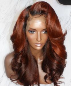 Diane Balayage Color 150 density 13X6 deeper parting lace front wigs virgin brazilian human hair wigs