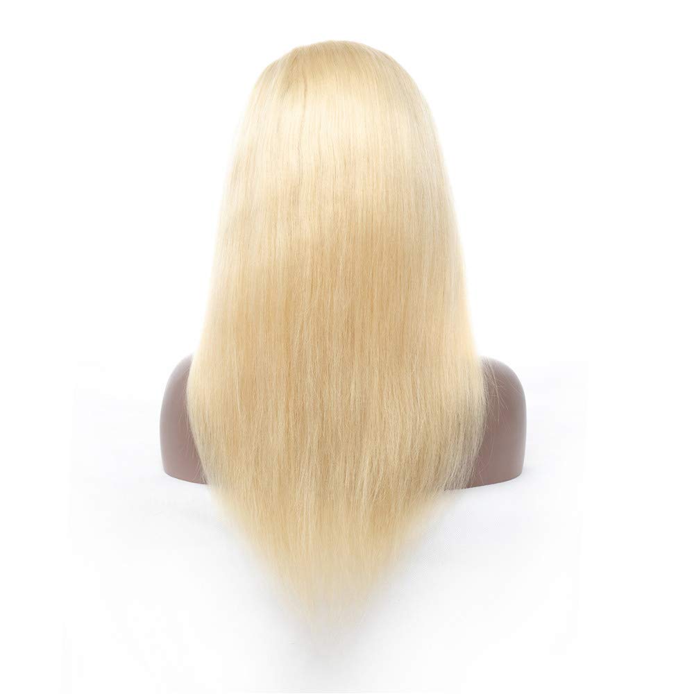 Natural Straight Cuticle Aligned European Virgin Human Hair Wigs Pre Plucked 613 Blonde HD Full Lace Wig (Copy) - Image 6