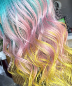 FancyNflawless cotton candy wig - HD Lace Frontal Wig