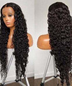 Elegant 13*4 Swiss HD Top Lace Frontal Water Wave Wig