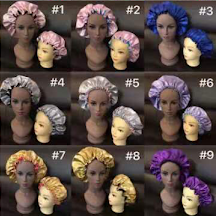 fancyNflawless satin bonnets