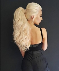 Brazilian Body Wave 613 Blonde Weave Bundles Virgin Human Hair Extensions