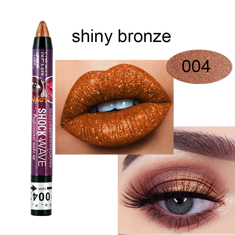 36 Colors Optional Waterproof 2 In 1 Eye Shadow Pencil Lip Pencil - Image 5