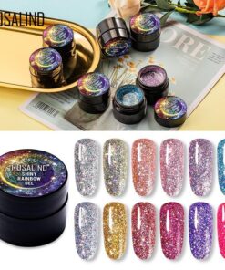 Fashion Multicolor Glitter Nail Glue