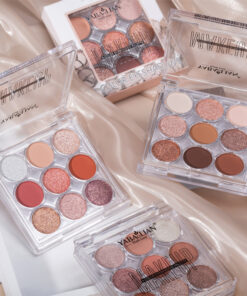 Women'S Fashion Matte Pearl Glitter Powder Nine-Color Eyeshadow Palette