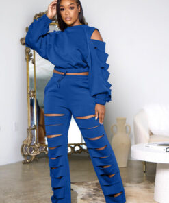 Women Fashion Solid Color Long-Sleeve Top